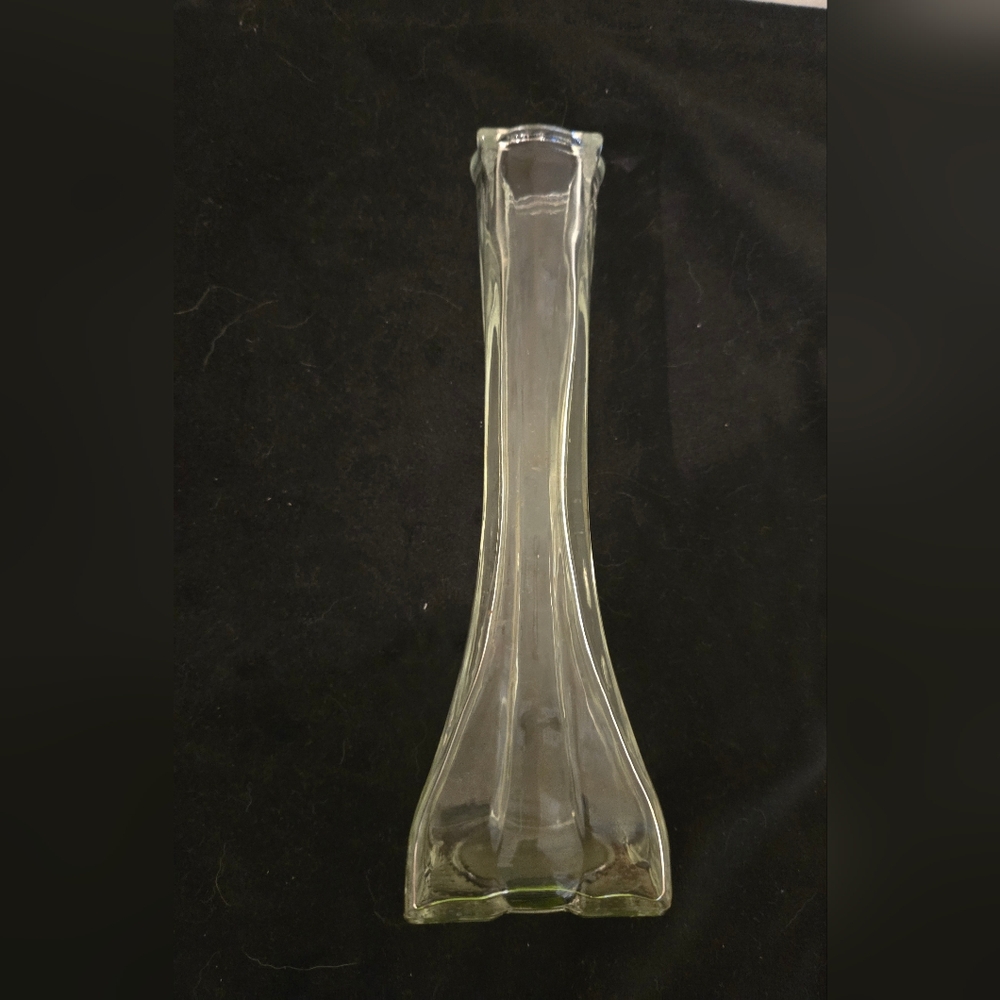 Elegant Clear Glass Vase